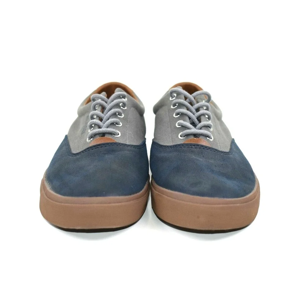 Tommy Hilfiger Phelip Men's Size 10 Brown Blue Gray Canvas‎ Sneakers Shoes